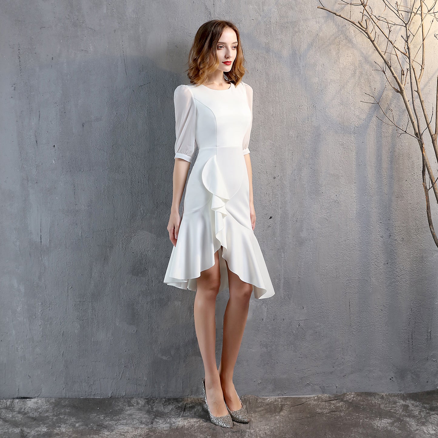 18260 #small evening dress dress dinner party sexy nightclub womanhood elegant celebrity short